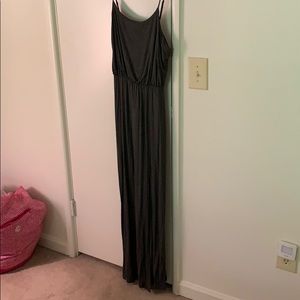 Charcoal gray maxi dress from Lush